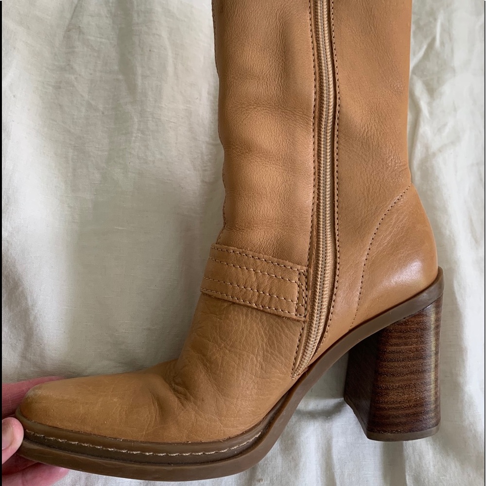 Mia vintage booties ankle boots 6.5 tan/camel